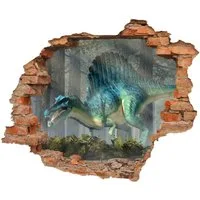 WallSpirit Wandtattoo Wanddurchbruch "Dinosaurier", selbstklebend, rückstandlos abziehbar