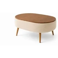 Skye Decor Couchtisch Snug Japandi (1-St), Teddy-Optik mit Stauraum