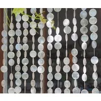 Guru-Shop Vorhang Exotischer Muschelvorhang aus Capiz, Windspiel,..