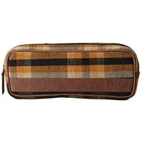 Fossil Kulturbeutel Tasche Texil Stoff Braun - ML1468702