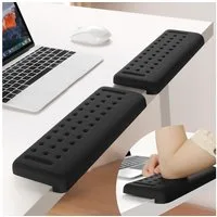 FOUORTUNATE-BEE Handballenauflage 2er Set L-förmige Armauflage für Schreibtischkante (Rutschfeste Armstütze für Handfläche, Handgelenk & Unterarm, 2-St., Ergonomische Komfort Armstütze für Tischkante im Büro & Zuhause)