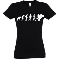 Youth Designz T-Shirt Evolution Motorrad Damen T-Shirt mit trendigem Motiv