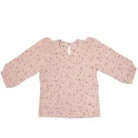 MAXIMO Shirtbluse GOTS MINI GIRL-Bluse langer Ärmel, Musselin (1-tlg)