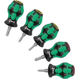 Wera Stubby Set 1 Schraubendrehersatz, 5-teilig - 05008870001