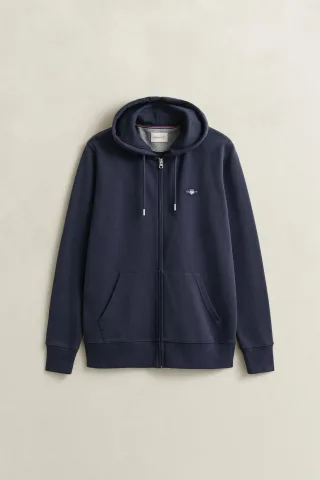 GANT - Shield Sweatjacke evening blue - Gr. - XL