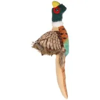 Flamingo Tierkuscheltier Hundespielzeug Paloma Fasan braun