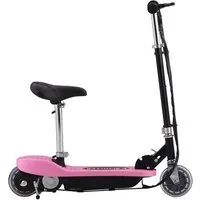 vidaXL Scooter E-Scooter mit Sitz 120 W Rosa, (1 tlg)