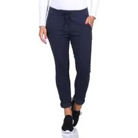 OriginalYou Schlupfhose Damen Freizeithose mit Stretch Schlupfhose Knitterlook Chino Pants in Größe 36-48 erhältlich, moderner Knitterlook, elastischer Bund