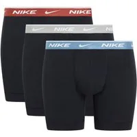 Nike Underwear Boxershorts BOXER BRIEF 3PK (Packung, 3-St., 3er) mit NIKE Logo-Elastikbund