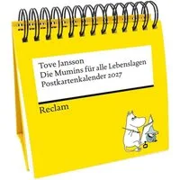 Tischkalender Die Mumins für alle Lebenslagen. Postkartenkalender 2027