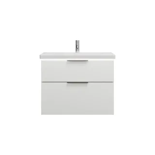 Burgbad Keramik Waschtisch-Set Eqio Weiß Matt/Alpinweiss, SEZA083F6014C0001 SEZA083F6014C0001