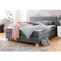 Jockenhöfer Gruppe Boxspringbett Evita, inkl. Topper und Kissen, erhältlich in 140 & 180cm Breite