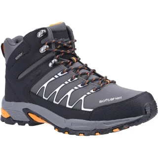 Cotswold Herren Abbeydale Mid Wanderstiefel (Grau/Orange)
