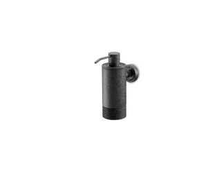 JEE-O Soho Seifenspender, Wandmontage, Hammerschlag schwarz matt, 701-0042 701-0042