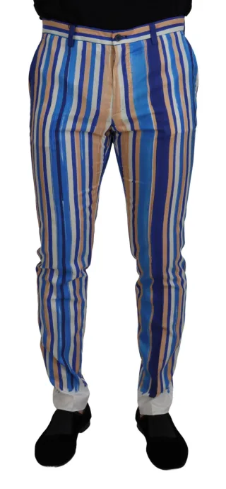 Dolce Gabbana Pt0736 Gestreifte Hose
