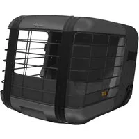 4pets Hunde-Transportbox Caree Transportbox für Haustiere bis 15 kg, Transportsystem für kleine Hunde und Katzen bis 15 kg