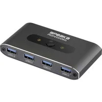SpeaKa Professional SpeaKa Professional 2 Port USB 3.2 Gen 1-Umschalter (USB 3.0) Grau USB-Adapter