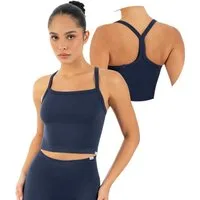 Smilodox Tanktop Vonda, Crop Top Damen, Sport-Top für Gym,Yoga & Freizeit Racerback, Seamless, Shaped Fit, Rundhals, atmungsaktiv