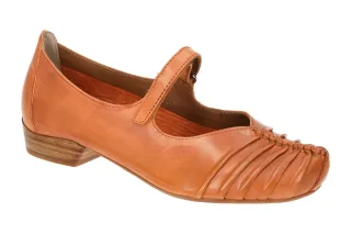 Everybody 30508H2296 GL610 GALEGA Damenschuhe Riemchen Pumps orange Echtleder...