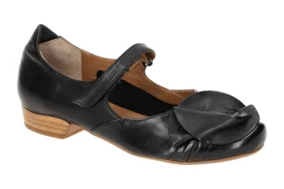 Everybody 30509H2296 GL001 GEENA Damen Riemchen Pumps Schwarz Glattleder