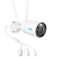 W330, Überwachungskamera weiß/schwarz, 8 Megapixel, WLAN