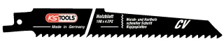 KS Tools Säbelsägeblatt, CV, 150mm, 6,3mm, 5er Pack - 129.4031