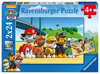 Ravensburger 09064 - Heldenhafte Hunde (2x24 Teile)