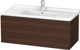 Duravit L-Cube Waschtischunterbau wandhängend Nussbaum gebürstet Matt 1020x469x408 mm - LC616606969 LC616606969
