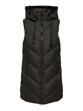 JDY - JDYSKYLAR HOOD WAISTCOAT OTW NOOS Chocolate Torte - Gr. - S