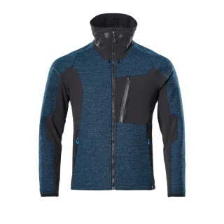 MASCOT Strickjacke mit Reißverschluss ADVANCED Dunkelpetroleum / Schwarz XL - 17105-309-4409-XL
