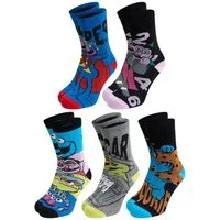 United Labels® Socken Sesamstraße Socken für Herren - Sneaker Männer 40-45 (5er Pack)