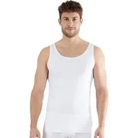 bugatti Unterhemd BUGATTI Herren Tank-Top weiß uni (1-St)