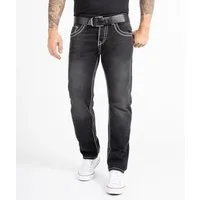 Rock Creek Straight-Jeans Herren Comfort Fit Jeans RC-2169