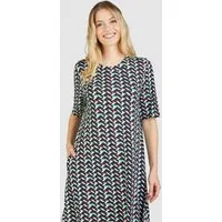 NAVIGAZIONE Shirtkleid (1-tlg) lockere Passform
