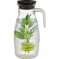 APS Karaffe OLD FASHIONED, aus Glas, mit Auffangsieb und Deckel, 1,8 Liter
