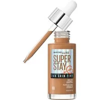 MAYBELLINE NEW YORK Foundation SUPER STAY 24H SKIN TINT MIT VITAMIN C, bietet dank hautähnlicher Pigmente eine leichte bis mittlere Deckkraft