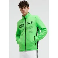 CAMP DAVID Sweatjacke mit Reißverschlusstaschen