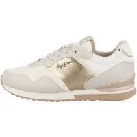 Pepe Jeans London Shine Damen Sneaker Turnschuhe, Sportschuhe, Freizeitschuhe, Halbschuhe, Schnürschuhe