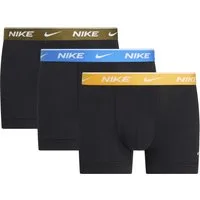 Nike Underwear Trunk TRUNK 3PK (Packung, 3-St., 3er) mit farbigem NIKE Logo-Elastikbund