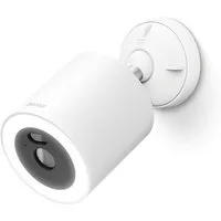 Hama Überwachungskamera Smarte Überwachungskamera mit Licht u. Bewegungsmelder, WLAN, außen (IP65, 2,5K, Personenerkennung, Micro-SD-Kartenslot, 2-Wege-Audio, App)