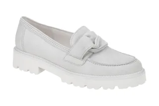 Gabor 25.242 Damen Slipper lightgrey - Echtleder - Best Fitting