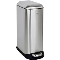 SVITA Mülleimer TS20, Treteimer, Inneneimer, 20L, Edelstahl, Silber