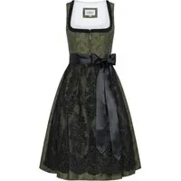 Nübler Trachtenkleid Midi Dirndl Leo in Grün von Nübler - Rocklänge 60 cm