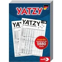 Noris Spiel Zubehör Ersatzblock Yatzy extra großer Spielblock 606194320