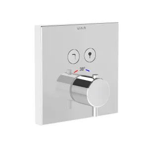 VitrA AquaControl Thermostat-Einhebel-Wannenfüll- und Brausearmatur Chrom,A42746EXP A42746EXP