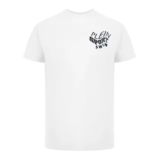 Kurzarm-T-Shirt in Weiß