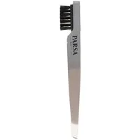 PARSA Beauty Augenbrauenpinzette PARSA Beauty ESSENTIAL Pinzette mit Augenbrauenbürstchen 2in1