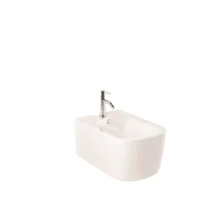 KLUDI-RESA S Wand-Bidet 52 cm verdeckte Befestigungen Weiß glänzend 27BIW0143