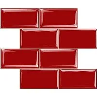 Agger Küchenrückwand Selbstklebende Metro-Fliesen, Klebefliesen als Spritzschutz, (10-tlg), für Küche & Bad (10er-Pack, 32x27 cm, extra starke Ausführung)