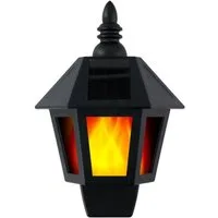 Grundig LED Außen-Wandleuchte Grundig Solar Wandleuchte 31 LED Außen Garten 2in1 Lampe, LED fest integriert, Solarbetrieben